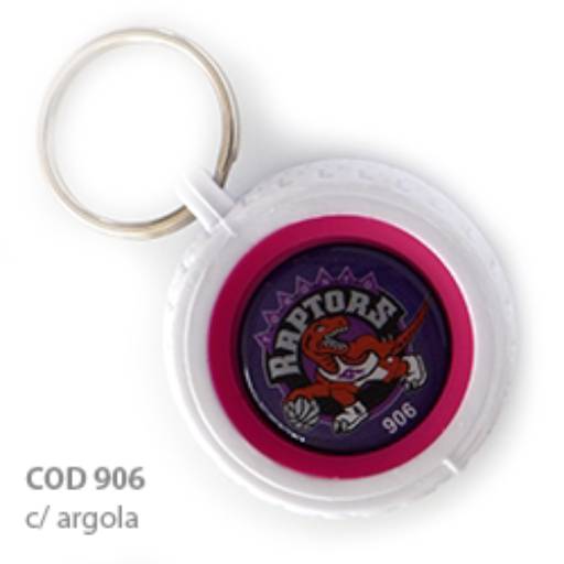 Chaveiros Plásticos 906 - Chaveiro Rodinha Branca em São José do Rio Preto, SP por Public Gráfica e Brindes