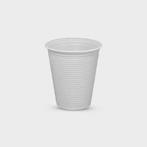 Copo Descartável Branco 180ml 100un | Du Digo