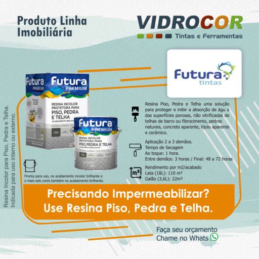 Futura Resina Incolor - Vidrocor Tintas