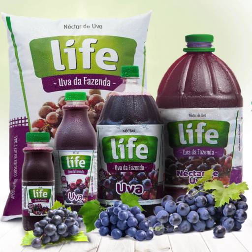 Comprar o produto de Suco de Uva  em Sucos pela empresa Life Sucos - Laranja da Fazenda em Bauru, SP por Solutudo