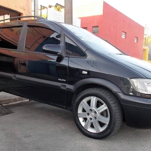 ZAFIRA ELEGANCE 2.0 MPFI - 2006 - FLEX - PRETA - 7 LUGARES + AUTOMÁTICA + COURO