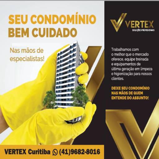 Seu Condomínio Muito Bem Cuidado em Curitiba, PR por Vertex - Soluções Profissionais de Limpeza