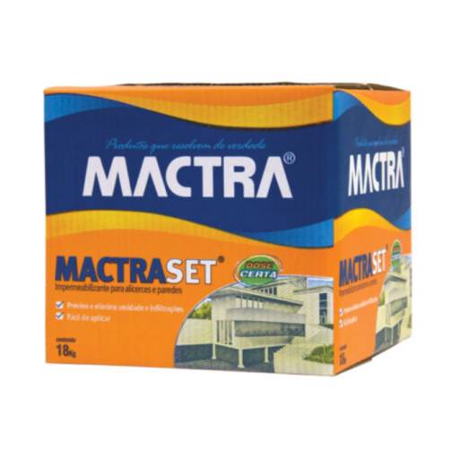 Comprar o produto de Mactraset 18kg em Materiais para Construção pela empresa Estoril Casa & Construção - Materiais para Construção e Churrasqueiras em Atibaia, SP por Solutudo