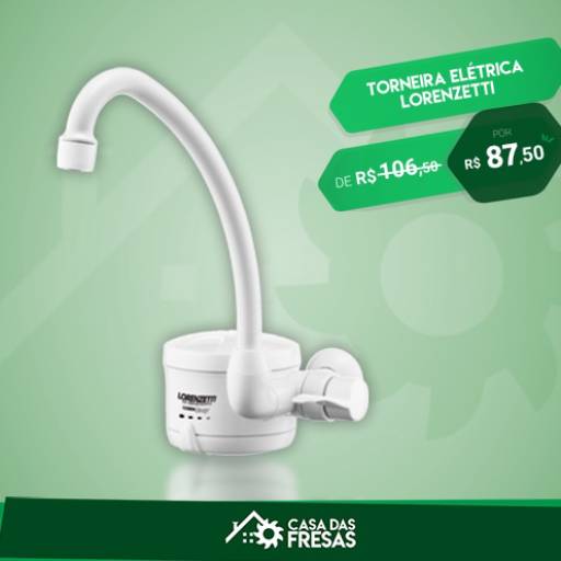 TORNEIRA ELET. PAREDE 127V 220V LOREN EASY - LORENZETTI