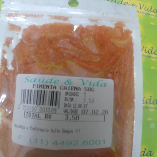Pimenta caiena por Saúde e Vida