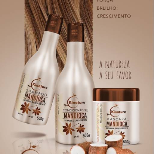 Kit de cabelo por Lika Cerealista Natural & Temperos