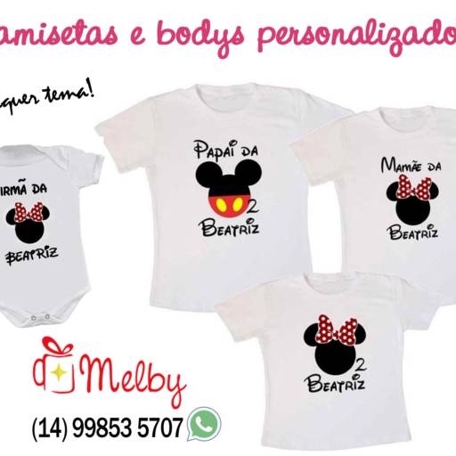 Camisetas personalizadas por Melby Idéias Personalizadas