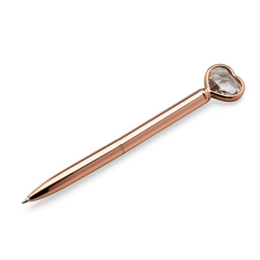 14656 Caneta Metal Coração Diamante em São José do Rio Preto, SP por Public Gráfica e Brindes