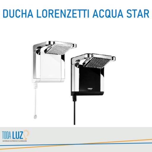 Ducha Lorenzetti Acqua Star por Toda Luz Materiais Elétricos e Iluminação