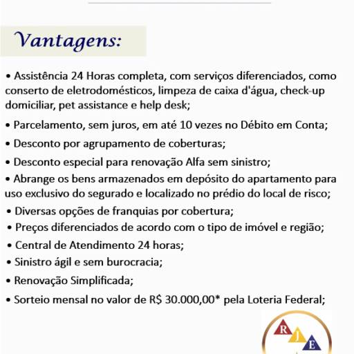 Alfa Seguro Residência  por RJE3 Consultoria & Corretora de Seguros