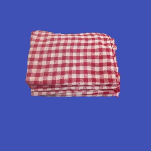 Pano de chão xadrez vermelho 45cm x 65cm em Jundiaí, SP por Sempre Limp - Produtos de limpeza, Higiene e Descartáveis