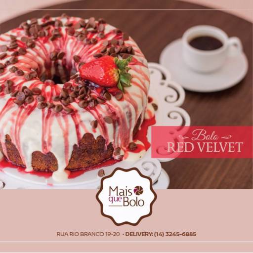 Red Velvet por Mais Que Bolo
