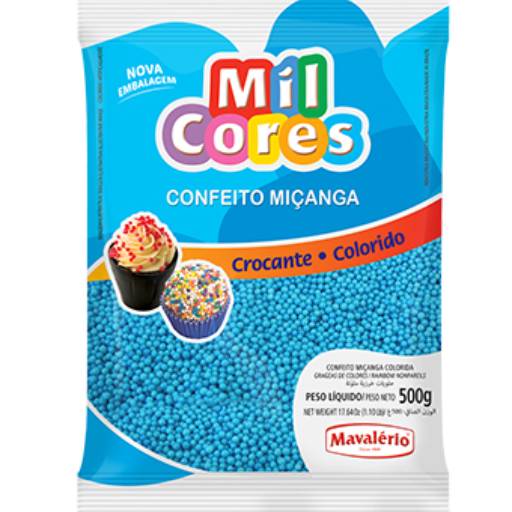 Comprar o produto de Confeito Miçanga Azul Mavalério em Alimentos e Bebidas pela empresa Eloy Festas em Jundiaí, SP por Solutudo