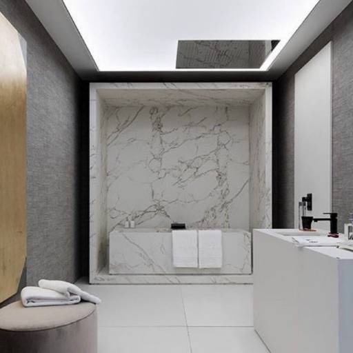 Agora é a vez das Pedras!!!Complementando o trio de elementos da natureza integrados aos espaços construídos e decorados! por Atri Arquitetura e Engenharia