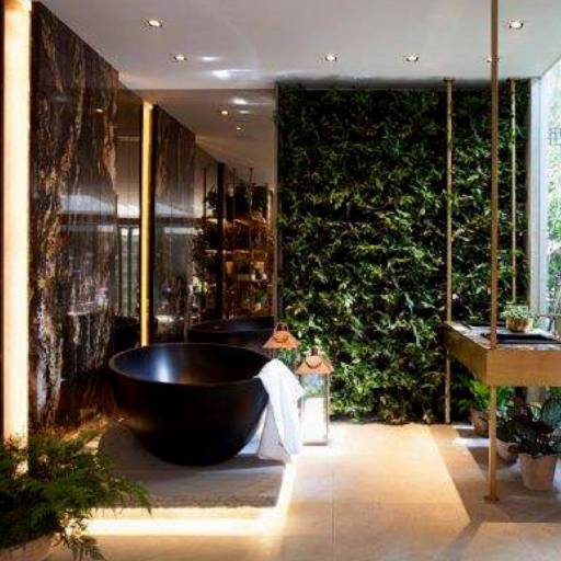 Agora é a vez das Pedras!!!Complementando o trio de elementos da natureza integrados aos espaços construídos e decorados! por Atri Arquitetura e Engenharia