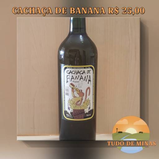 Comprar o produto de Cachaça de Banana em Alimentos e Bebidas pela empresa Tudo de Minas em Boituva, SP por Solutudo