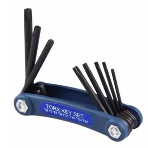 Jogo com 8 chaves Torx  em Boituva, SP por Solução Materiais e Equipamentos