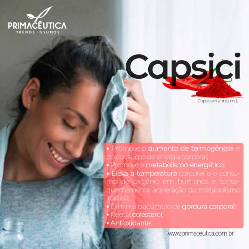 Capsici 6mg 30 cápsulas em Atibaia, SP por Farmalu - Farmácia de Manipulação