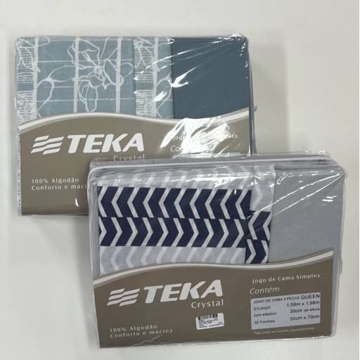 Jogo de cama Queen Teka em Uberlândia, MG por Lojas Dom Flavittos