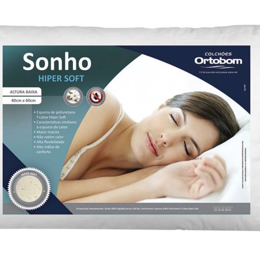Travesseiro Sonho Ortobom por Colchões Ortobom - JK Vila Portes