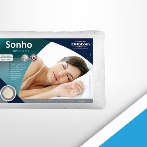 Travesseiro Sonho Ortobom por Colchões Ortobom - JK Vila Portes