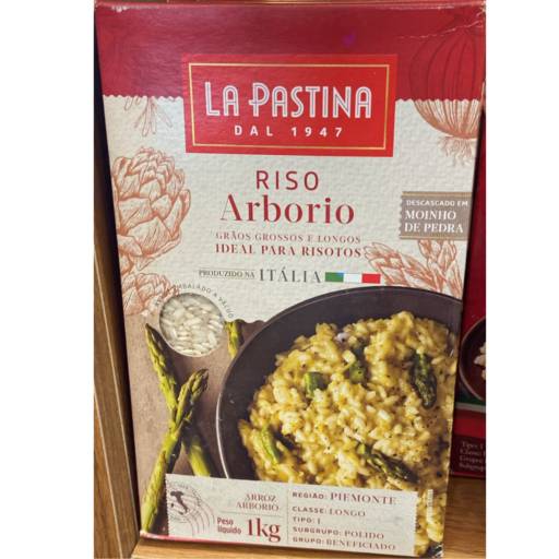  Arroz Arbóreo La Pastina de 1kg em Mineiros, GO por Primare Bebidas e Eventos - Loja 02