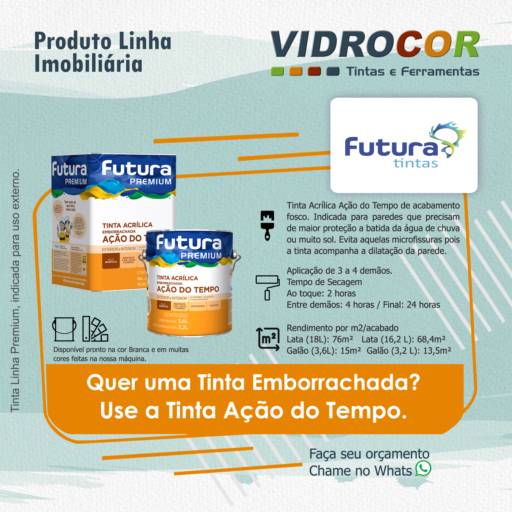 Futura Tinta Emborrachada Ação do Tempo