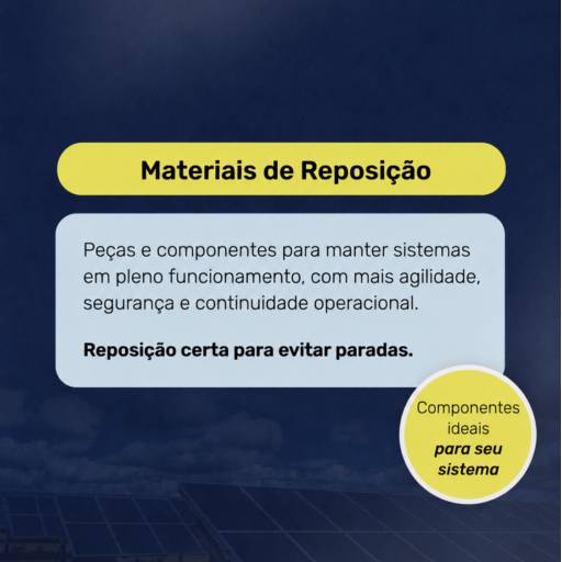Materiais de Reposição em Santa Maria para Usinas