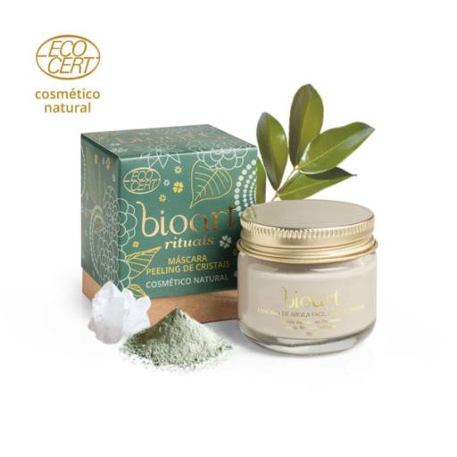 Máscara Facial Peeling de Cristais Naturais 30ml - Bioart por Cuidados da Mata - Cosméticos Naturais e Veganos