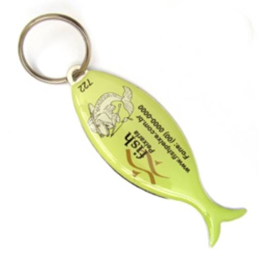 Chav. Chapinha Metálica COD 722 - Chapinha Peixe Gr em São José do Rio Preto, SP por Public Gráfica e Brindes