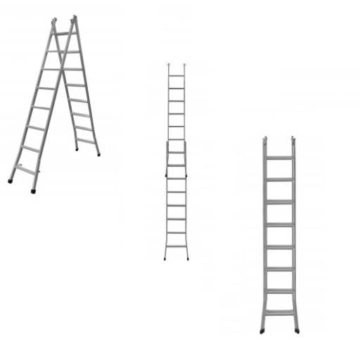 Escada de ferro extensiva 3 em 1 em Birigui, SP por Casa dos Parafusos - Saudades