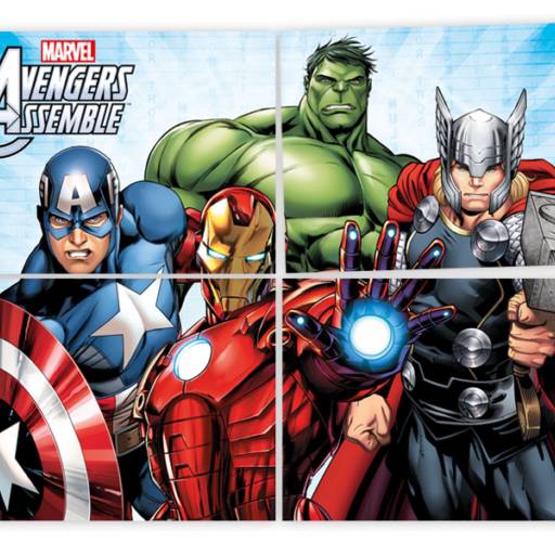Painel Vingadores - Avengers Animated  por Eloy Festas