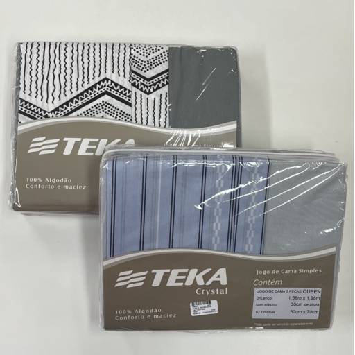 Jogo de cama Queen Teka em Uberlândia, MG por Lojas Dom Flavittos