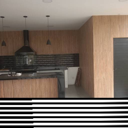 Assentamento de Régua Portinari 100x30 em Área Gourmet em Boituva