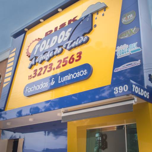 FACHADAS EM ACM E LETRA CAIXA em Itapetininga, SP por Disk Toldos