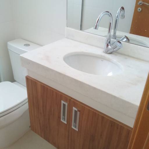 Gabinete de banheiro Amendola rustica 