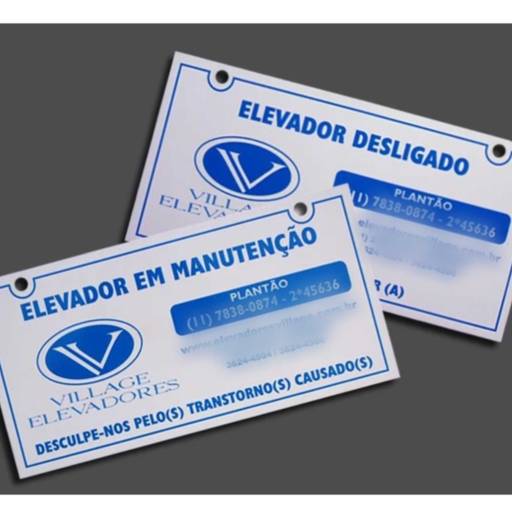 Etiquetas de Elevadores em São José do Rio Preto, SP por Public Gráfica e Brindes