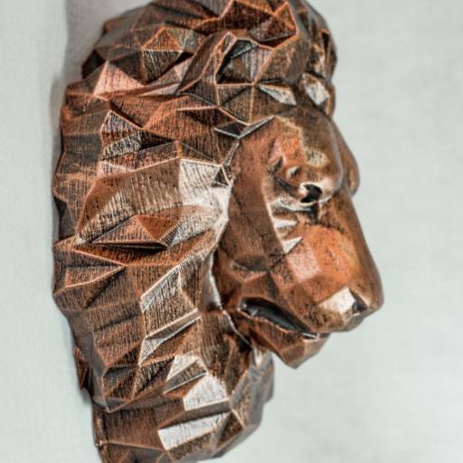 Leão de parede cobre em Assis, SP por Decorano Loja Decor