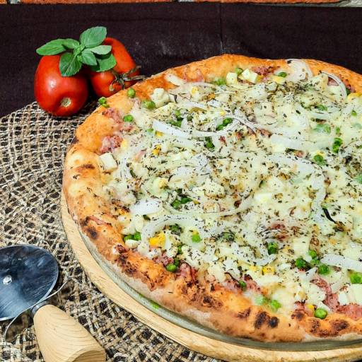 Comprar o produto de Pizza de Portuguesa em Pizzas pela empresa Pizzaria Funchal em Boituva, SP por Solutudo