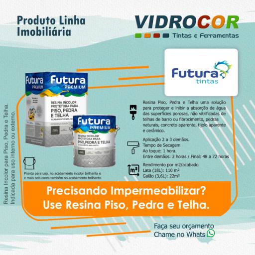 Futura Resina Incolor - Vidrocor Tintas