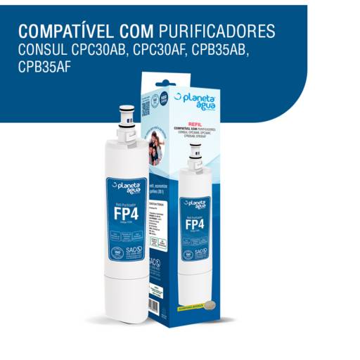 Refil FP4 ( Compatível comConsul: CPC30AB, CPC30AF, CPB35AB, CP35AF) por Lojão dos Filtros