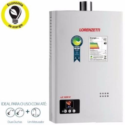 Aquecedor de água a gás modelo LZ 1600D