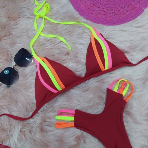 Bíquini neon em Bauru, SP por Leh Lingerie e Moda Praia