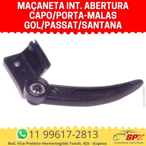 Maçaneta Int. Abertura Capo/Porta-Malas Gol/Passat/Santana em Itupeva, SP por Spx Acessórios e Autopeças