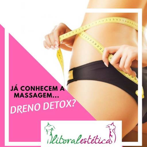 Comprar o produto de Massagem Dreno Detox em Clínicas de Estética e Beleza pela empresa Litoral Estética em Praia Grande, SP por Solutudo