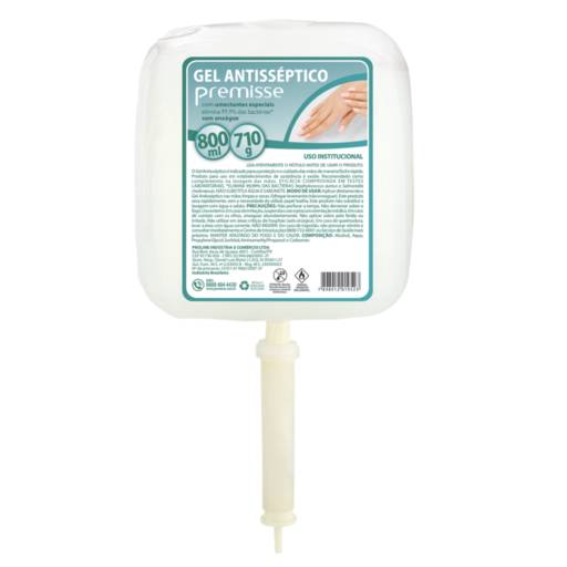 Refil Gel Antisséptico Premisse embalagem de 800 ml. em Foz do Iguaçu, PR por EmbalaFoz