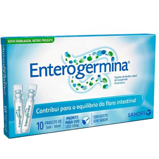 PROBIÓTICO ENTEROGERMINA - 10 FRASCOS DE 5ML em São José do Rio Preto, SP por Farmácia Inova do Compre Mix