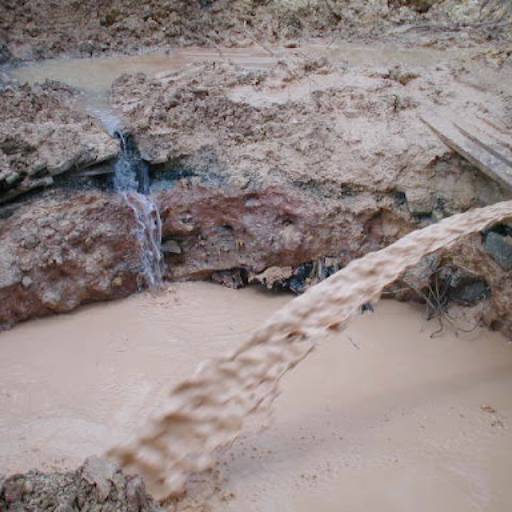 Esgotamento de Lama Bentonítica