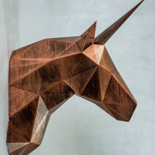 Unicórnio de parede cobre em Assis, SP por Decorano Loja Decor