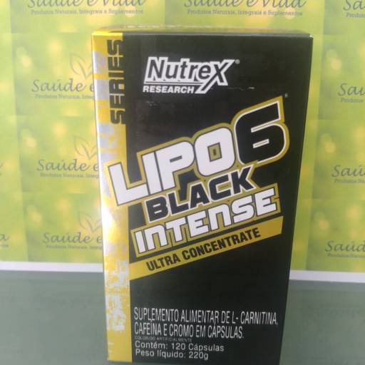 Lipo 6 black Intense- Ultra Concentrate- Nutrex por Saúde e Vida